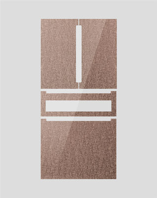 Scratch Proof Tempered Glass Refrigerator Door Panels With UMI Technology