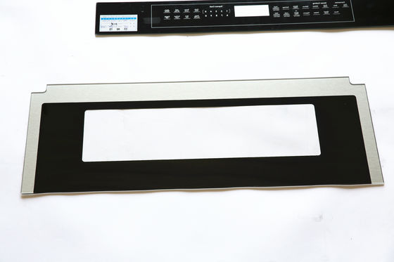 Corner Processed Metallic Brushed 4mm CNC Tempered Glass